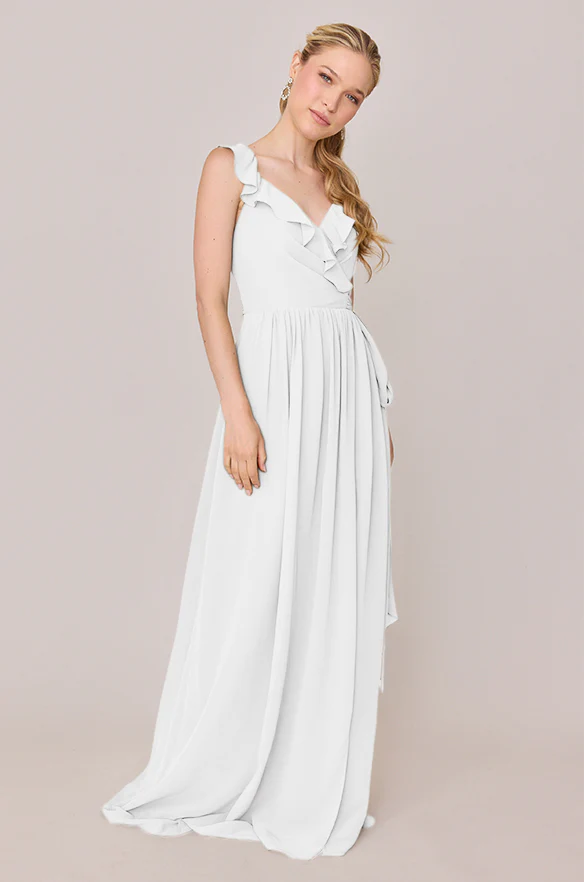 Valerie Chiffon Faux Wrap Dress | Made To Order - Image 94