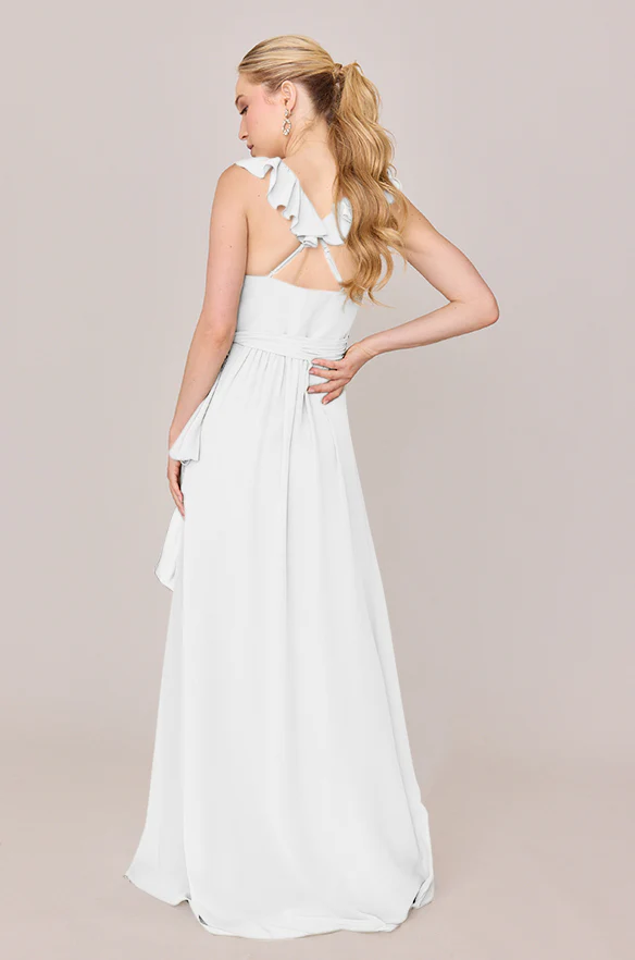 Valerie Chiffon Faux Wrap Dress | Made To Order - Image 95